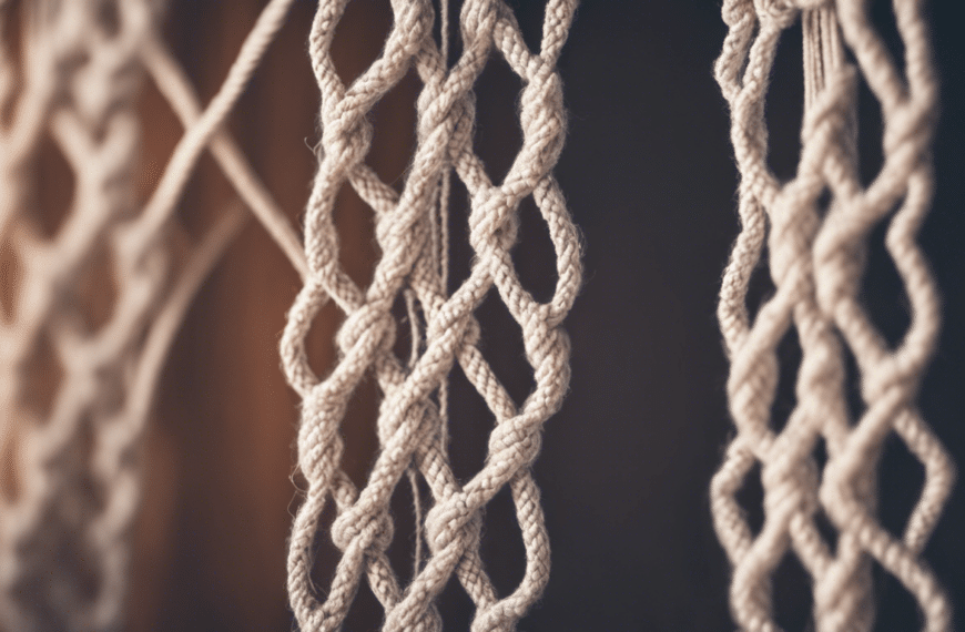 explore the fusion of knitting and knots with modern macrame magic: knitting meets knots! discover trendy designs and intricate patterns for a stylish contemporary twist on traditional macrame.