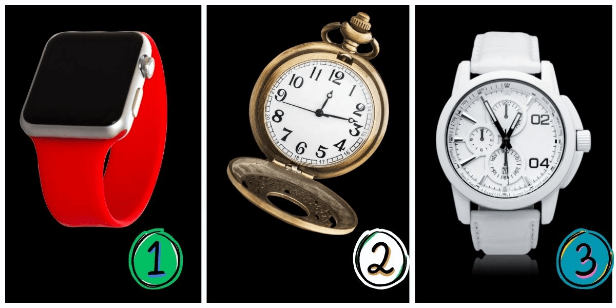 Persoonlijkheidstest: Rijkdom of liefde?  Kies een horloge en ontdek wat het over jou onthult!