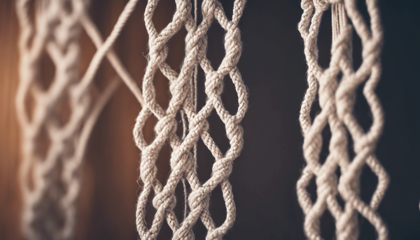 explore the fusion of knitting and knots with modern macrame magic: knitting meets knots! discover trendy designs and intricate patterns for a stylish contemporary twist on traditional macrame.